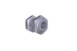 Waters Bulkhead Union, 12 mm, Quantity: Each