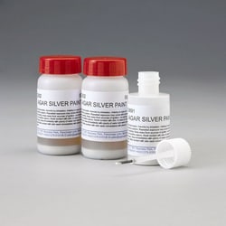Agar Scientific HAZ Quick Drying Silver Paint with Brush 25g, Quantity: