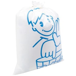 Manutan Bag white trash Otje, capacity: 168 L, height: 120 cm, length: