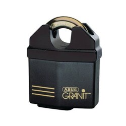Manutan Padlock armoured granite series 37, length: 65 mm, handle Ø: 11