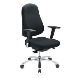 Manutan Headquarters of Bizzi, colour: black, file height: 61 cm, seat