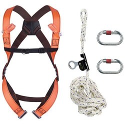 Manutan Kit fall arrest harness 2 points, rope length: 20m, rope Ø: 12