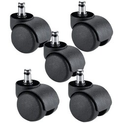 Manutan Set of 5 casters., Quantity: 1 Set