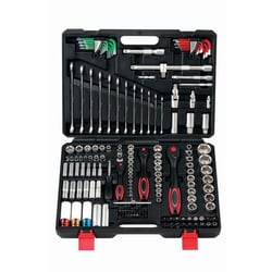 Manutan Tools Cabinet + Sockets 1/2 ", 1/4" and 3/8 "6 pans, square: 1/4"