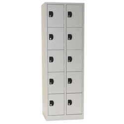 Manutan Cloakroom 10 boxes Modulo, model: Multicases, number of columns: