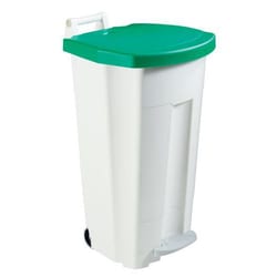 Manutan Mobile food trash to pedal, capacity: 90 L, height: 89.5 cm, Quantity: