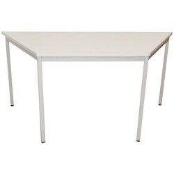 Manutan Table trapeze Base-Line, width overall: 160 cm, overall depth: