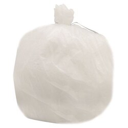 Manutan Transparent HDPE, garbage bag: 50 L, height: 80 cm, length: 68