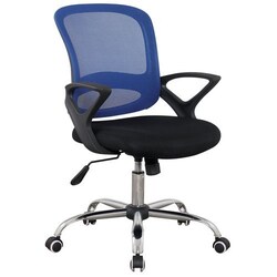 Manutan Office Qono, colour: blue, file height: 46.5 cm, seat width: 49