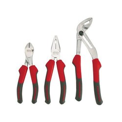 Manutan Set of 3 pliers multi spring, Nb of rooms: 3, Quantity: 1 set