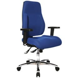 Manutan Headquarters of P91, colour: blue, file height: 60 cm, seat width: