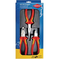 Knipex Set of 3 isolated nippers 1000 V VDE Knipex, Ref.manufacturer: 00