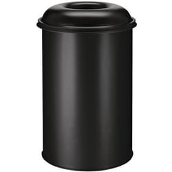 Manutan Maxi trash fire 200L black, Quantity: 1 pièce