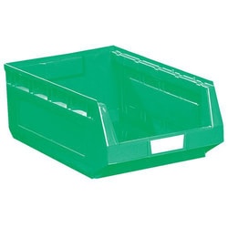 Manutan X4 Kangaroo storage bin green 52L, Quantity: Pack of 4