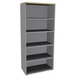 Manutan High shelving, overall height: 180 cm, number of shelves: 4, overall