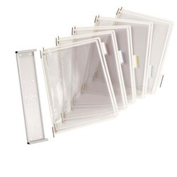 Manutan Extension to support wall Tarifold, Nb of covers:10, for format: