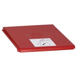 Var Plastic lid for 40 L red, Quantity: Varje