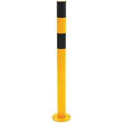 Manutan Protection Black/Yellow post, height overall: 1.2m, colour: Black/Yellow,