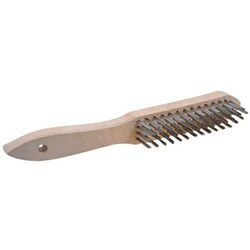 Manutan Brush metal all-purpose, wire material: stainlesssteel, wire Ø: