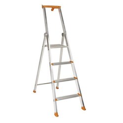 Manutan Step ladder PRO54 4 steps 167 x 47 x 11, Quantity: 1 Stück