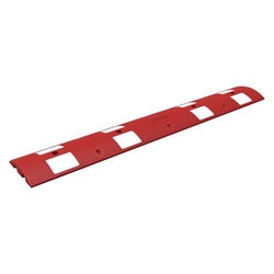 Manutan Red and white speed bump, 20 km/h - 20 t, Quantity: 1 Stück