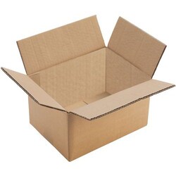 Manutan Caisse, Corrugating: Double flute, material: Carton kraft, interior