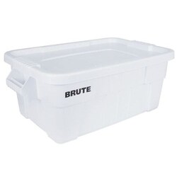 Manutan Brute box 53 L White, Quantity: Each