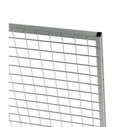 Manutan Wire mesh partition UX450, material: steel, overall height: 2.20