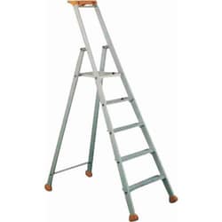 Manutan Stepladder Pro 300, markets (including platform) Nb: 6, step-in