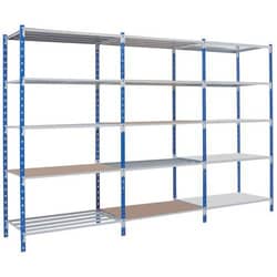 Manutan Basic shelving Combi-Flip, max. load per shelf: 163 kg, depth: