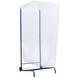 Manutan Trash bag large transparent 600 L volume, Quantity: Pack of 100