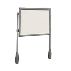 Manutan Signboard Antares poles, gray, 24 A4 sheets, Quantity: Varje