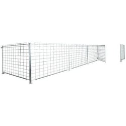Manutan Completion of construction, model: dock/mobile fence barrier, overall