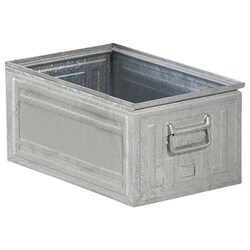 Manutan Tray to transport steel, capacity: 70 L, overall length: 600 mm,