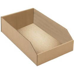 Manutan Bec Brown kraft, capacity cardboard trays: 11 L, overall length: