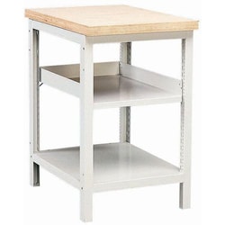 Manutan Bench without shelf Modul 52, width: 52 cm, depth: 66.5 cm, height: