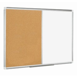 Manutan Combination board 120 x 90 whiteboard / cork, Quantity: Each