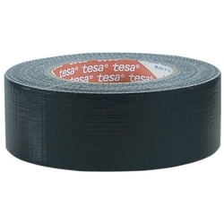 TESA Tape 4662 fabric, width: 48 mm, length: 50 m, colour: black, total