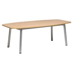 Manutan Meeting Congress, width overall table: 210 cm, shelf colour: beech,