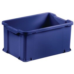 Manutan Stackable transport tray, capacity: 40 L, overalllength: 600 mm,