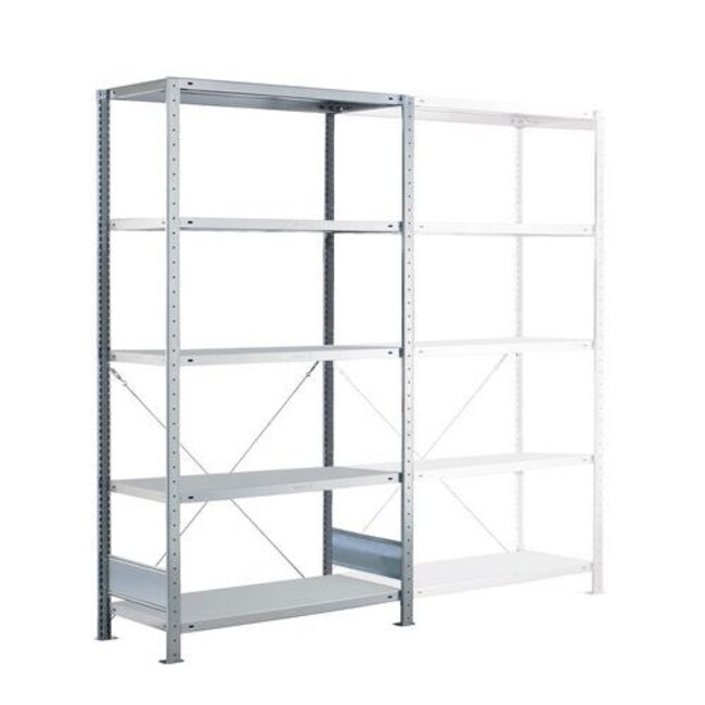 Étagère métal galvanisé 3 étagères 75 kgs 900x1000x500mm à visser Étagère métal galvanisé 3 étagères 75 kgs 900x1000x500mm à visser