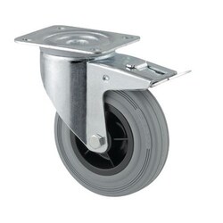 Manutan Caster plate and brake, model: caster, Quantity: Each