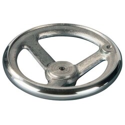 Manutan Hand wheel 3-5 rays, material: Aluminium, hub Ø: 42 mm, distance: