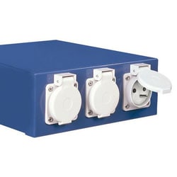 Manutan Electrical box for established, Execution: ground(NL), length: