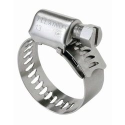 Manutan Clamp to Lace band, material: galvanized steel, mini clamp Ø: 25