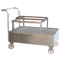 Manutan Accessories for metal retention trolley, model: racking Support
