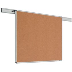 Manutan Pinboard, width: 90 cm, height: 60 cm, frame material: steel, Panel