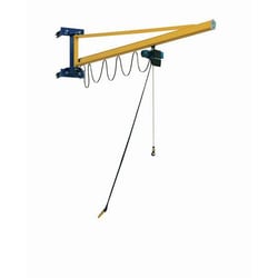 Manutan Wall jib boom truss with hoist, Force: 125 kg, weight: 126 kg,