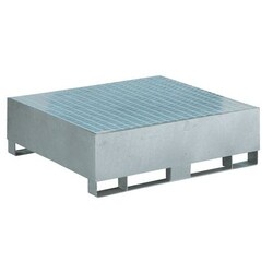 Manutan Palette on skis, holding capacity: 440 L, overalllength: 1240 mm,