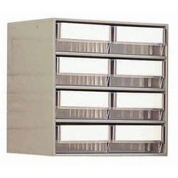 Manutan Block with bins-drawers, width overall: 374 mm, overall depth: